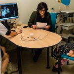 Consult hartcatheterisatie in het WKZ ziekenhuis in Utrecht, Hartekind met syndroom Williams-Beuren, foto door Sandra Stokmans Fotografie