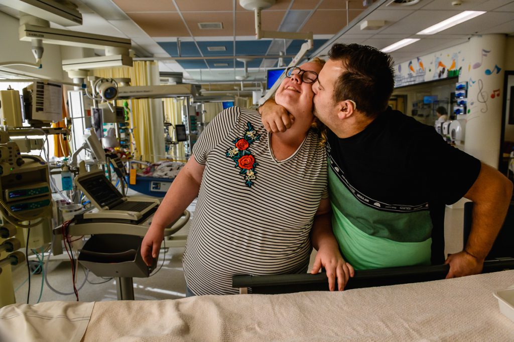 Ziekenhuisreportage - openhartoperatie van een Hartekind in het Wilhelmina Kinderziekenhuis (WKZ) in Utrecht. Foto door Sandra Stokmans Fotografie